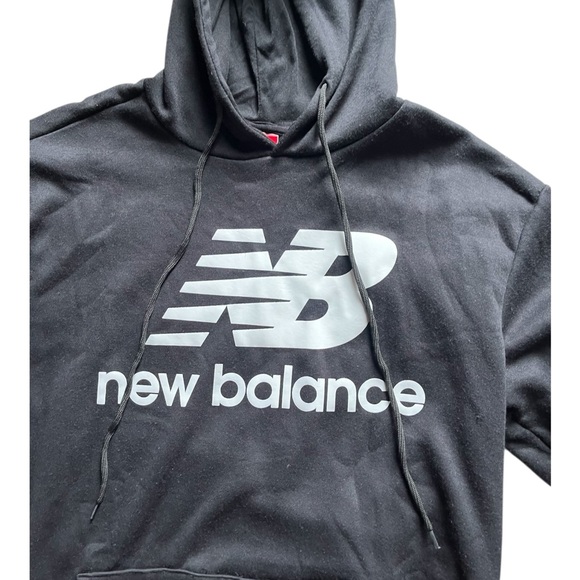 New With Tags Men’s Large New Balance Black Hoodie - Picture 3 of 4